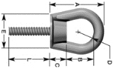 Coil Thread Products - Coil Eye Bolts