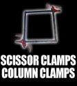 Scissor Clamps, Column Clamps